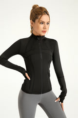 FlexiTech™ Slim-Fit Athletic Zip-Up Jacket