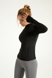 FlexiTech™ Slim-Fit Athletic Zip-Up Jacket