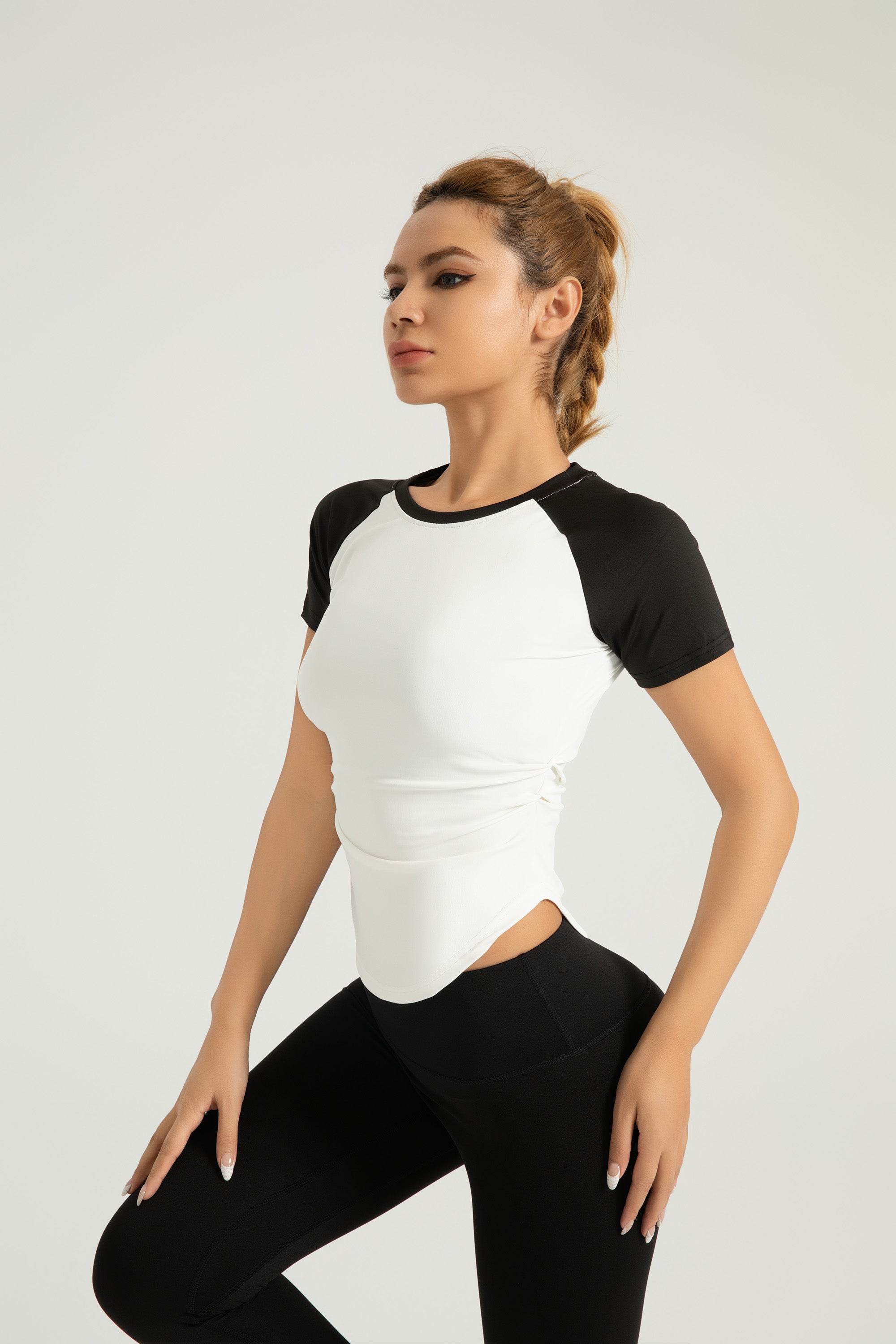 FlexiTech™ Athletic Raglan Sleeve Workout Top