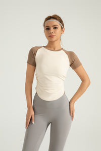 FlexiTech™ Athletic Raglan Sleeve Workout Top