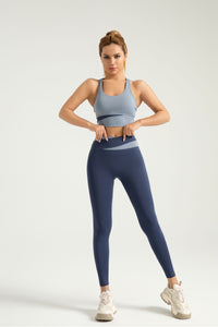 FlexiTech™ Color-Blocking High Waisted Leggings