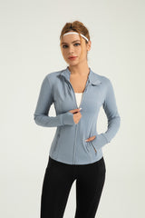 FlexiTech™ Slim-Fit Athletic Zip-Up Jacket