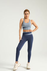 FlexiTech™ Color-Blocking High Waisted Leggings