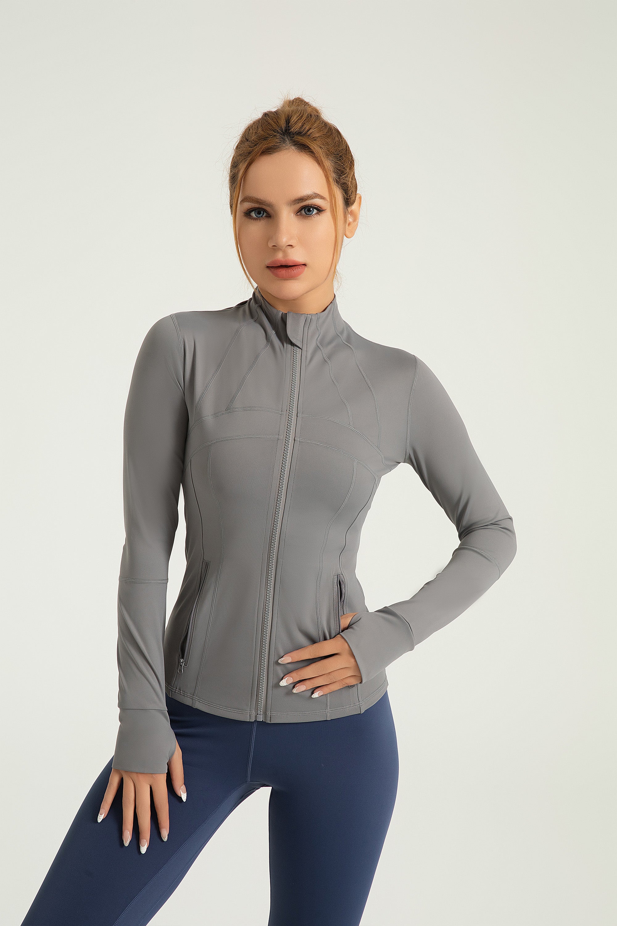 FlexiTech™ Slim-Fit Athletic Zip-Up Jacket