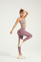 FlexiTech™ Color-Blocking High Waisted Leggings