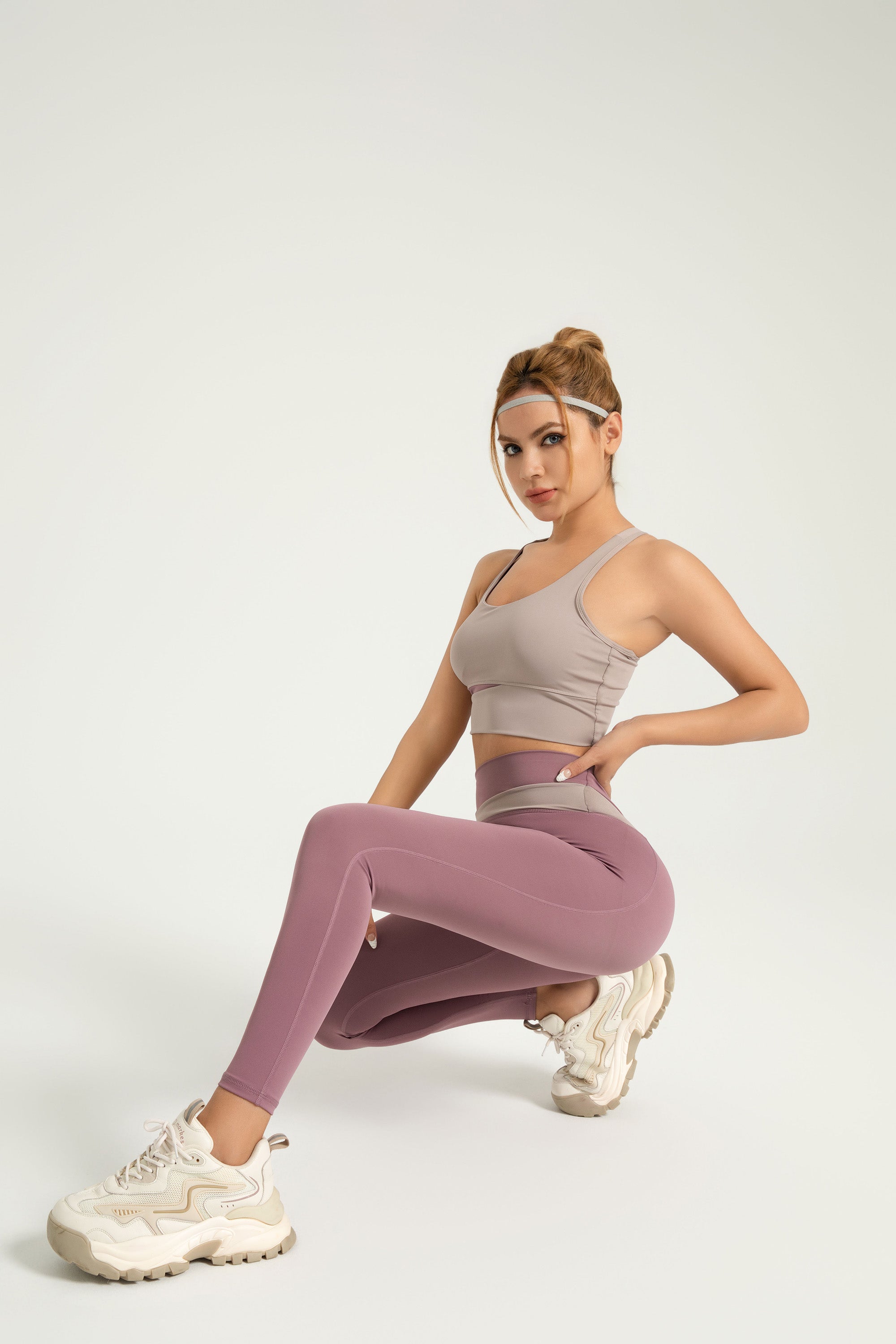 FlexiTech™ Color-Blocking High Waisted Leggings