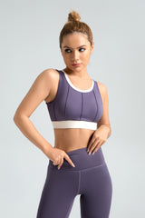 FlexiTech™ Striped Color-Blocking Bra Light Support