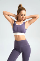 FlexiTech™ Striped Color-Blocking Bra Light Support