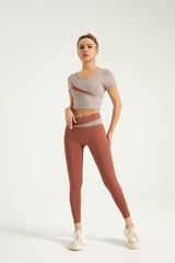 FlexiTech™ Color-Blocking High Waisted Leggings